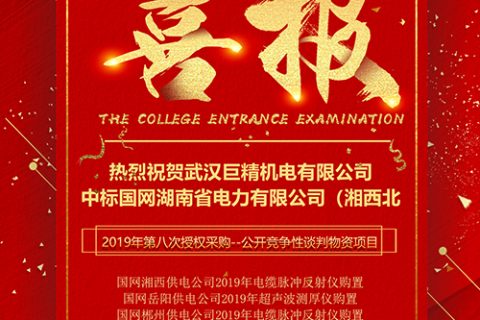 热烈祝贺利来国际中标国网湖南省电力有限公司（湘西北）2019年第八次授权采购--果真竞争性谈判物资项目