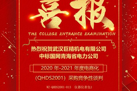 热烈祝贺利来国际中标国网青海省电力公司2020 年-2021年度电商化采购竞争性谈判